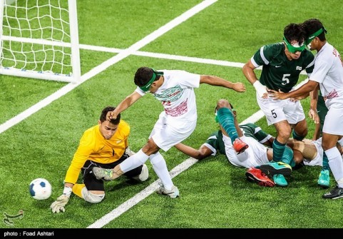 Iran Football 5-a-side Wins Silver at Rio Paralympics