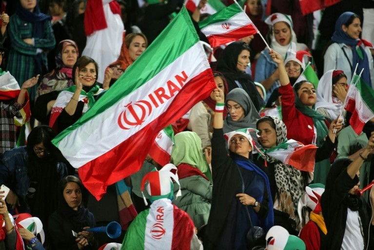 Iran women fans