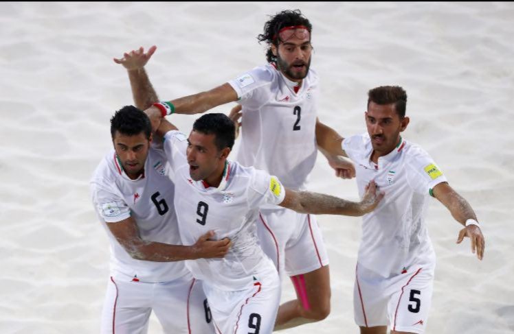 Iran USA Soccer Beach